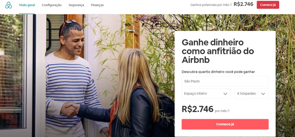 comunicação visual landing page